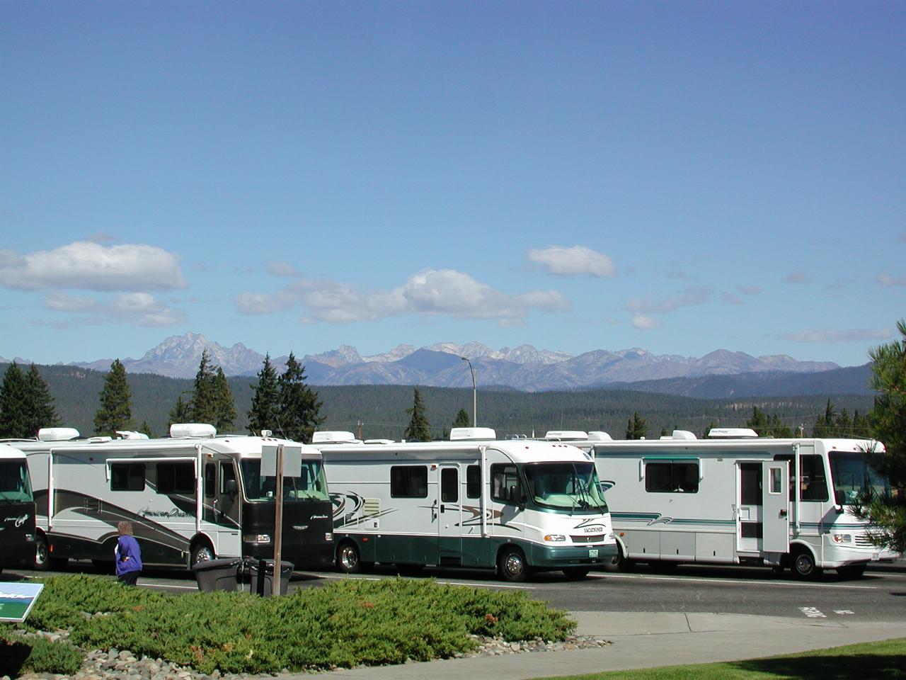 Stuart Range, looking north from rest stop near Thorp, I-90