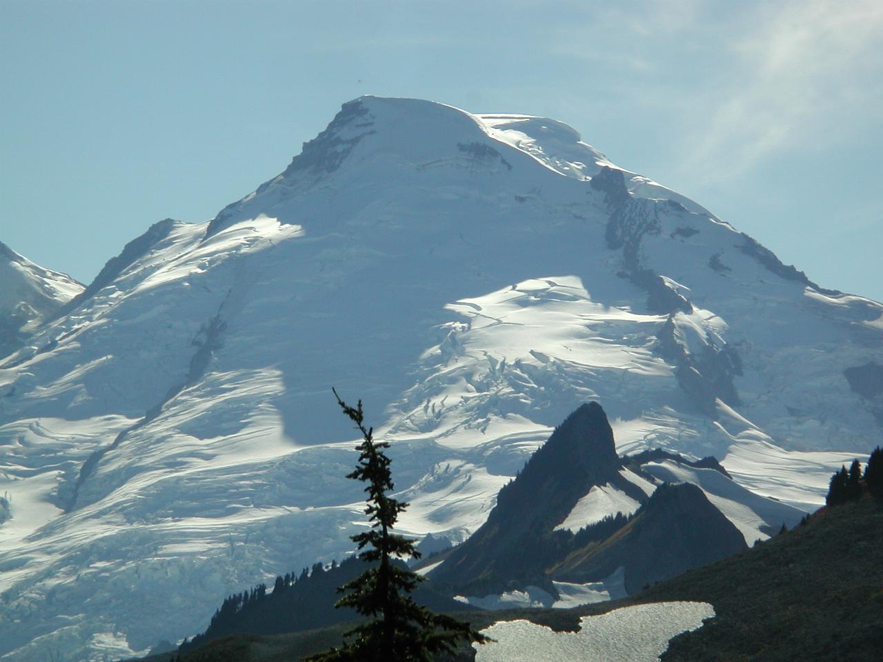 Close up of Mt. Baker summit