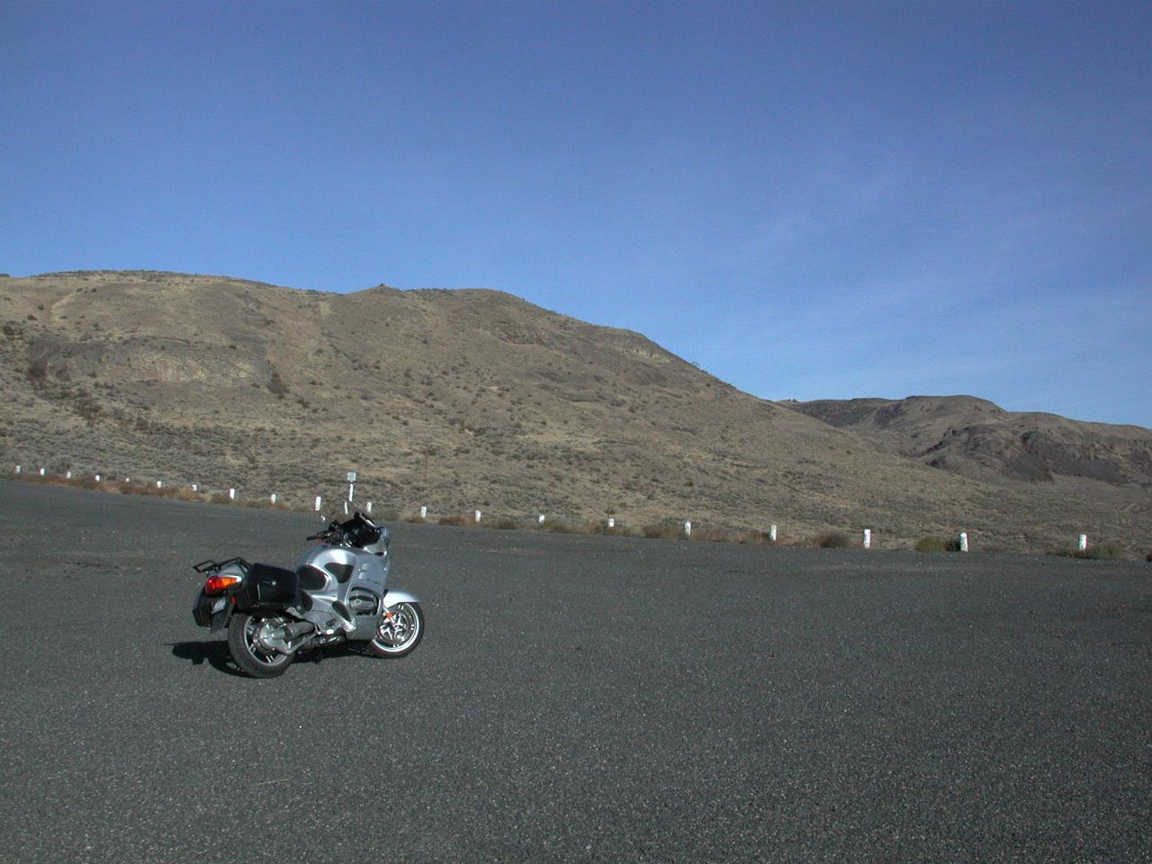 RT at Crown Point, showing barren countryside