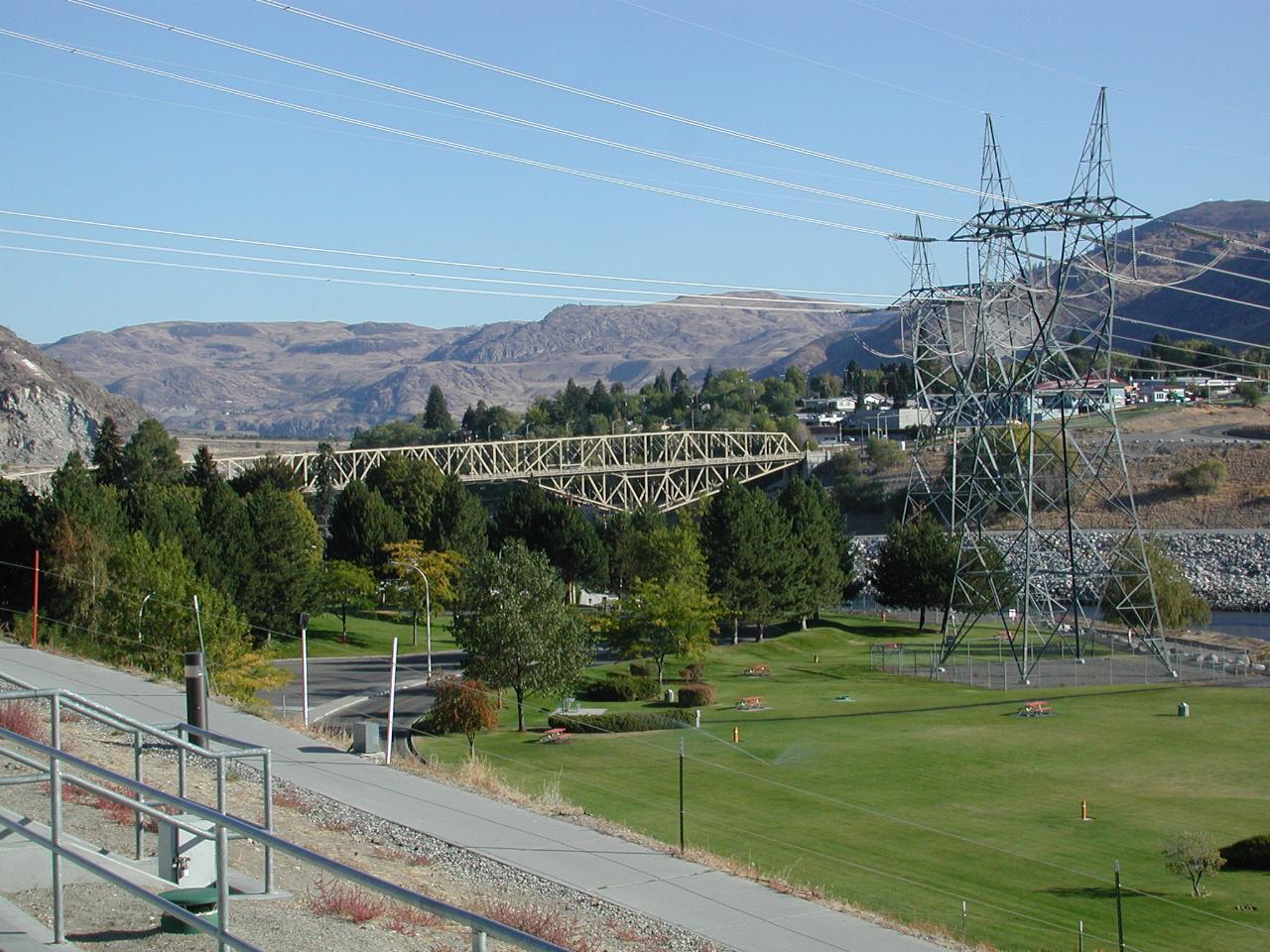 Visitor Center area, and general downstream view