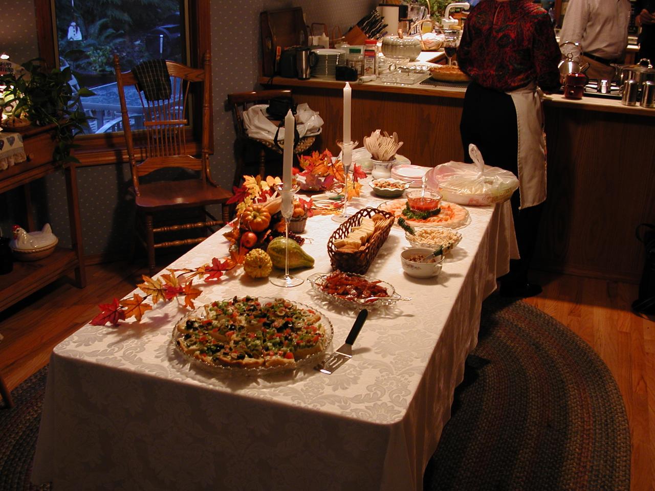 Thanksgiving at Sandy Darnell's - starters