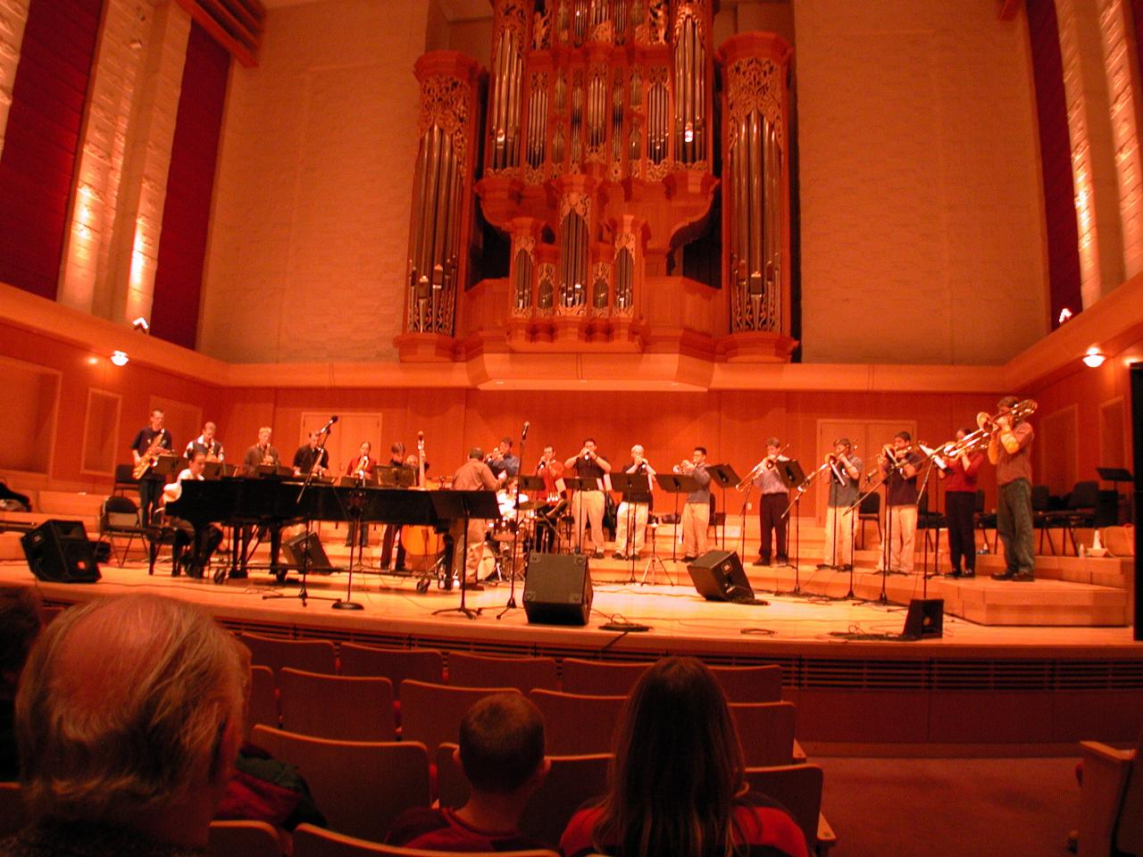 PLU's Jazz Ensemble in full swing