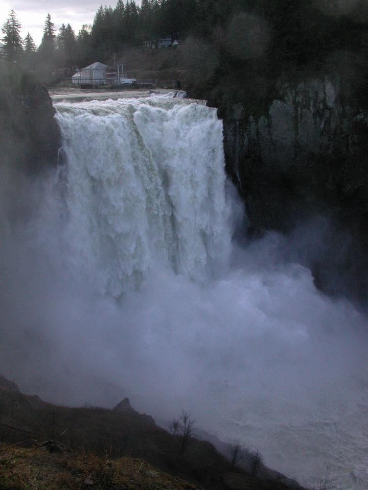 Snoqualmie Falls in full fury