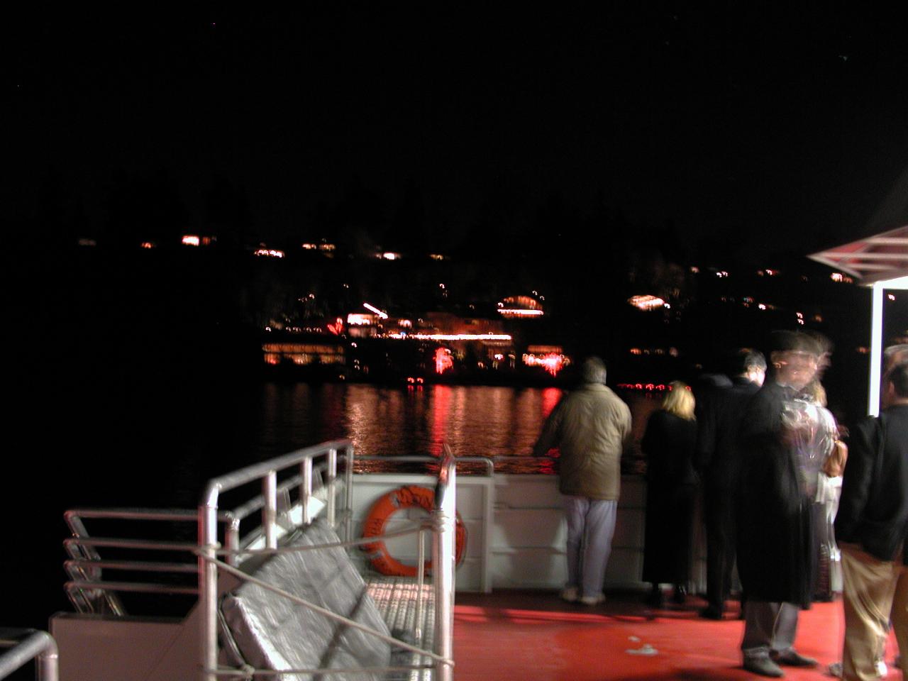 Bill Gates' home & smoking deck of Klondike Express cruise