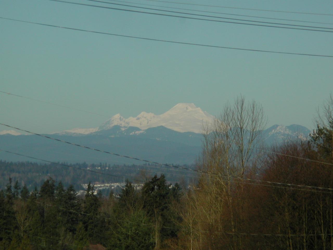 Near Clearview (Hwy 9) views of Mt. Baker and Cascades on Christmas Day