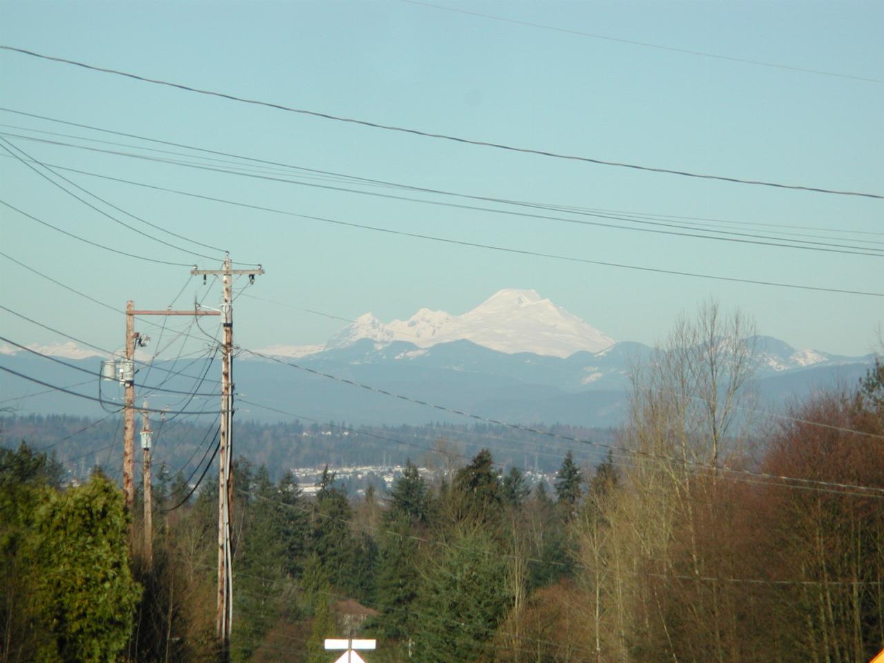 Near Clearview (Hwy 9) views of Mt. Baker and Cascades on Christmas Day