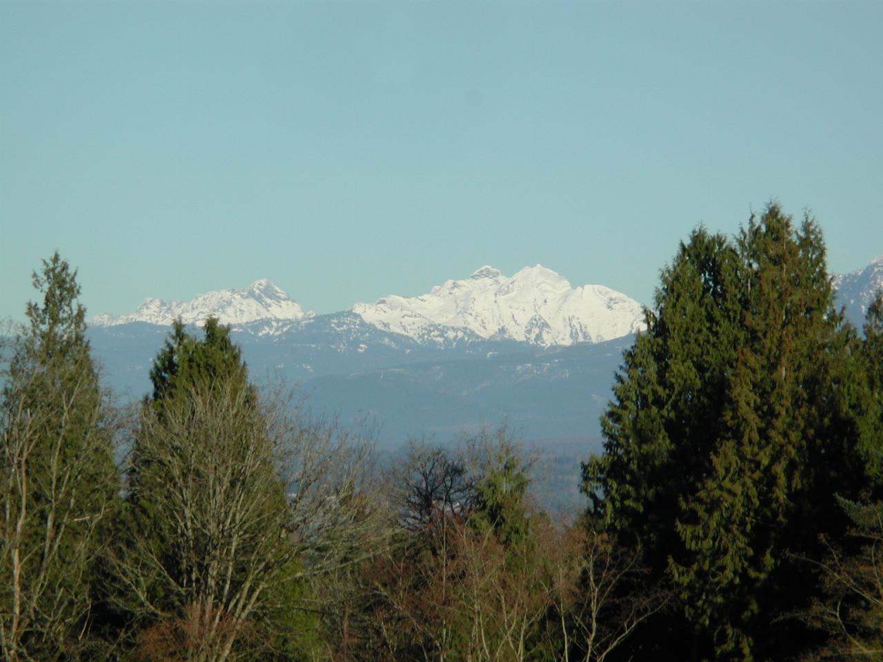 Probably Glacier Peak, from Hwy 9 at Clearview (south of Snohomish)