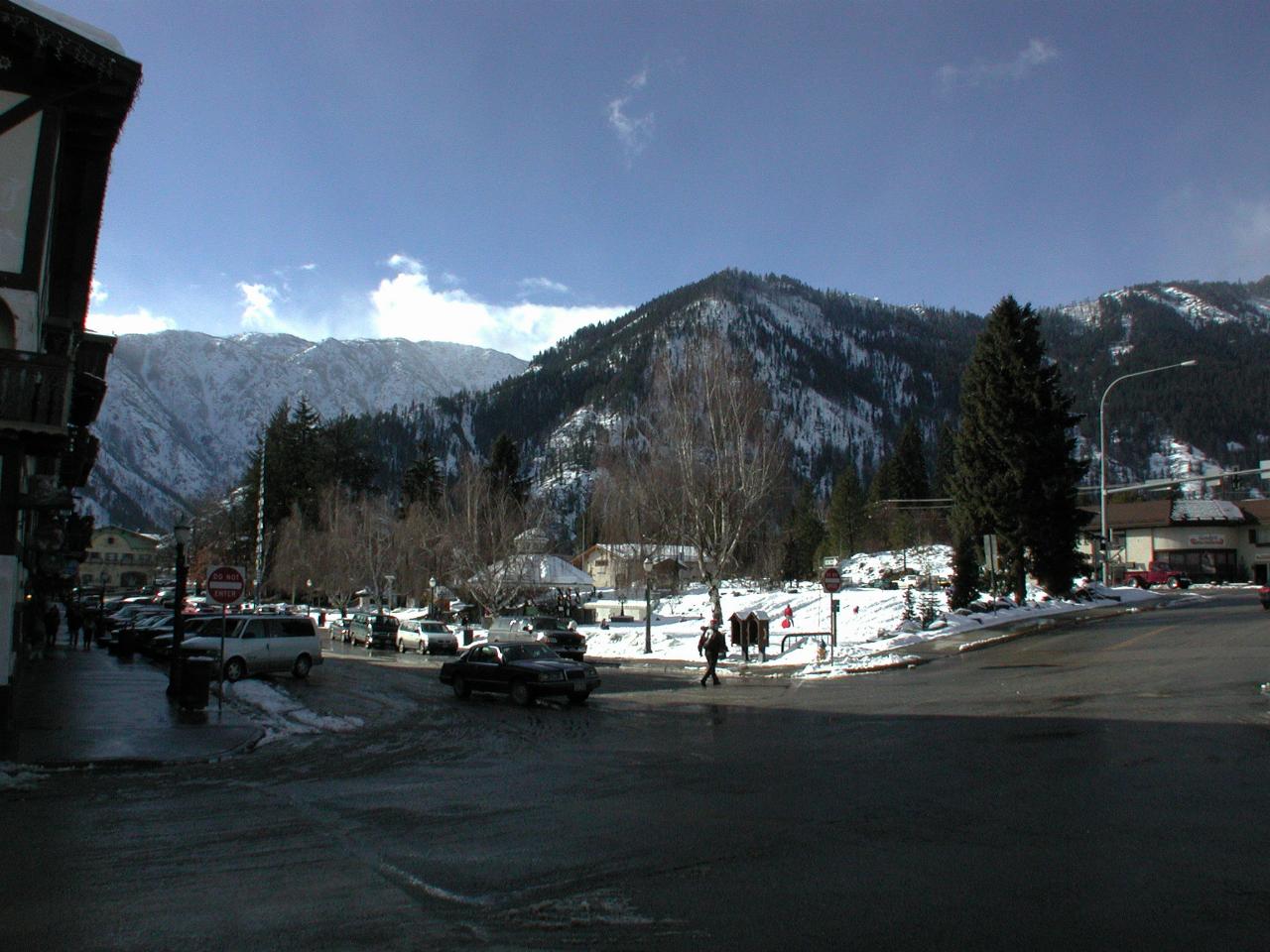 Leavenworth in snow