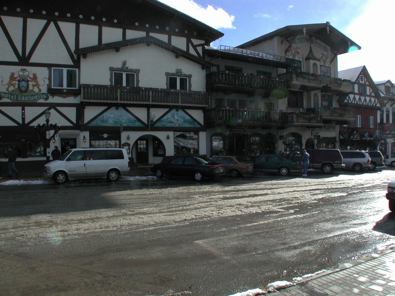 Leavenworth in snow