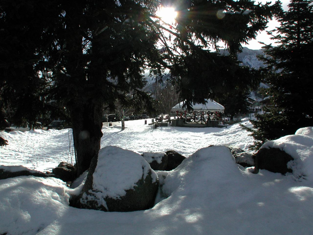 Leavenworth in snow