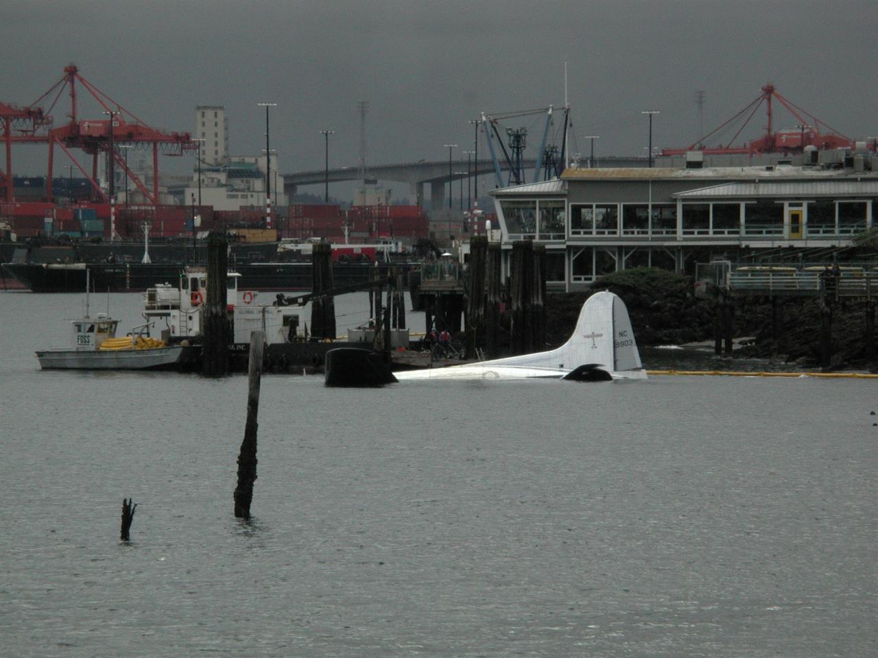 The view from the Fish & Chips shop, Salty's in the background