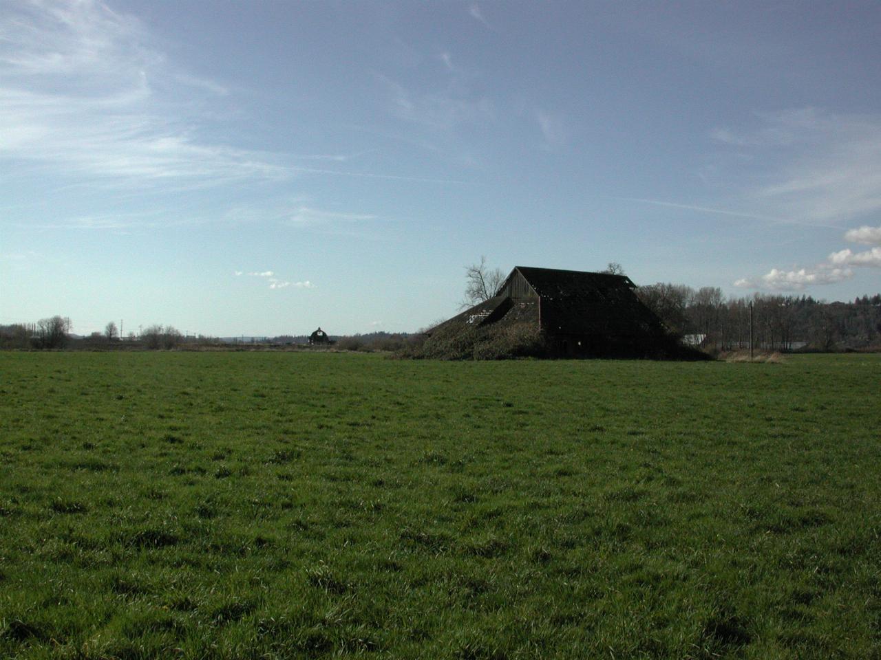 An old barn, slowly decaying away on the outskirts of Silvana