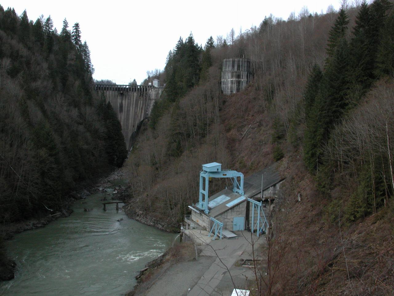 Lower Baker Dam, just north of Concrete