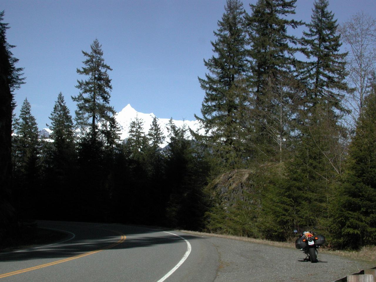 Mt Shuksan (probably) from road to Upper Baker Dam/Baker Lake