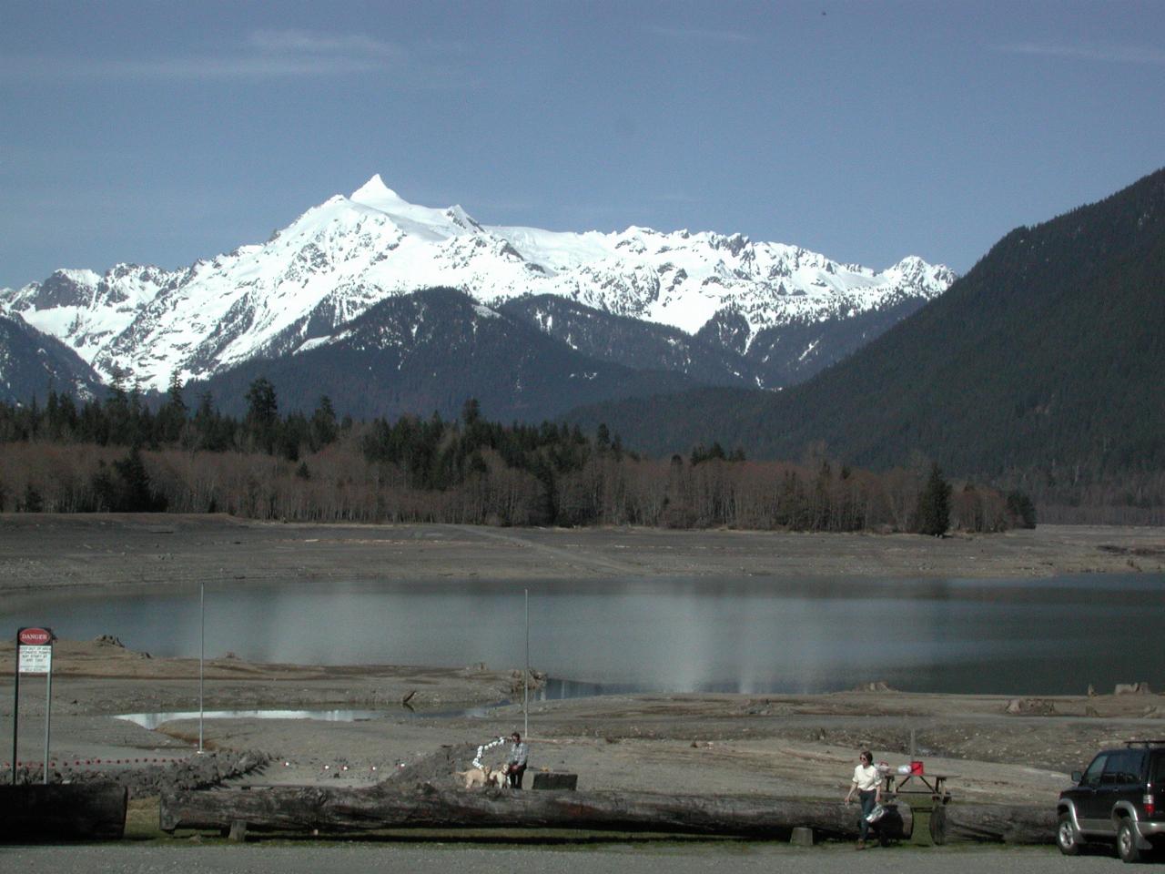 Mt. Shuksan, from Baker Lake picnic area/boat launch