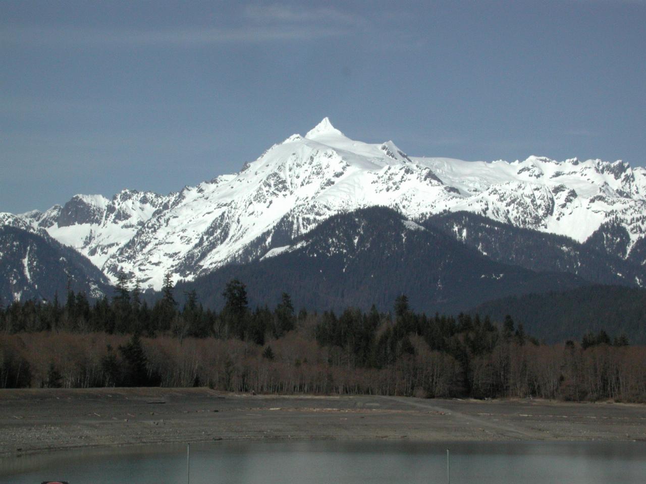 Mt. Shuksan, from Baker Lake picnic area/boat launch