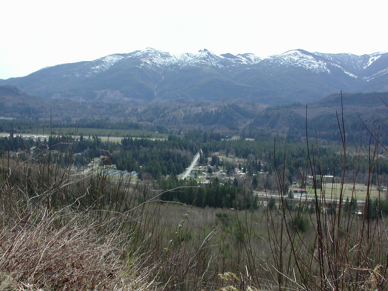 View over Concrete, WA from Burpee Hill Road