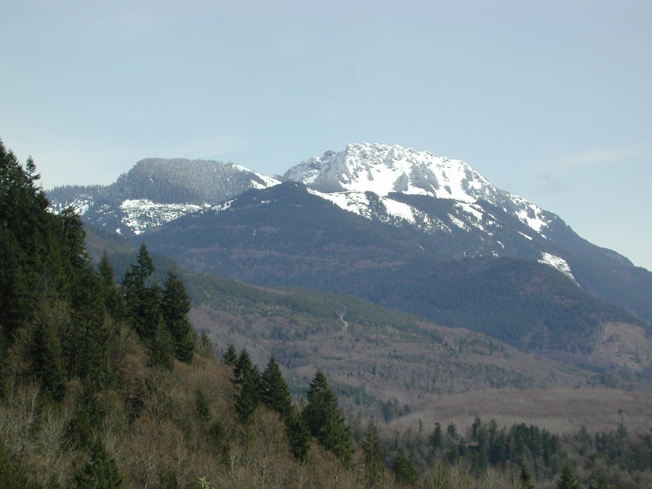 Close up view of (probably) Bald Mountain from Burpee Hill Road