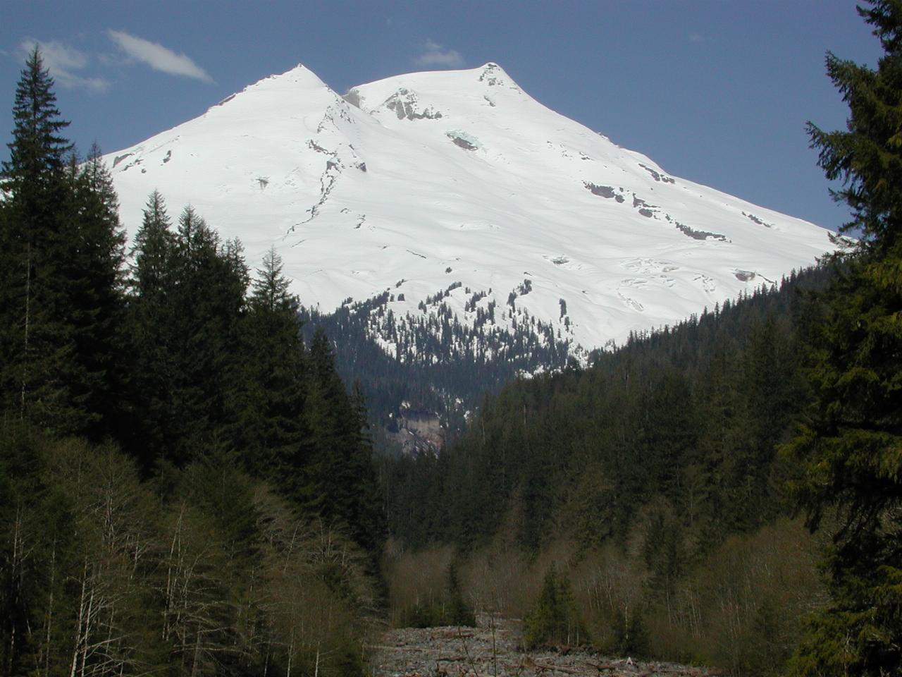 Mt. Baker from Boulder Creek