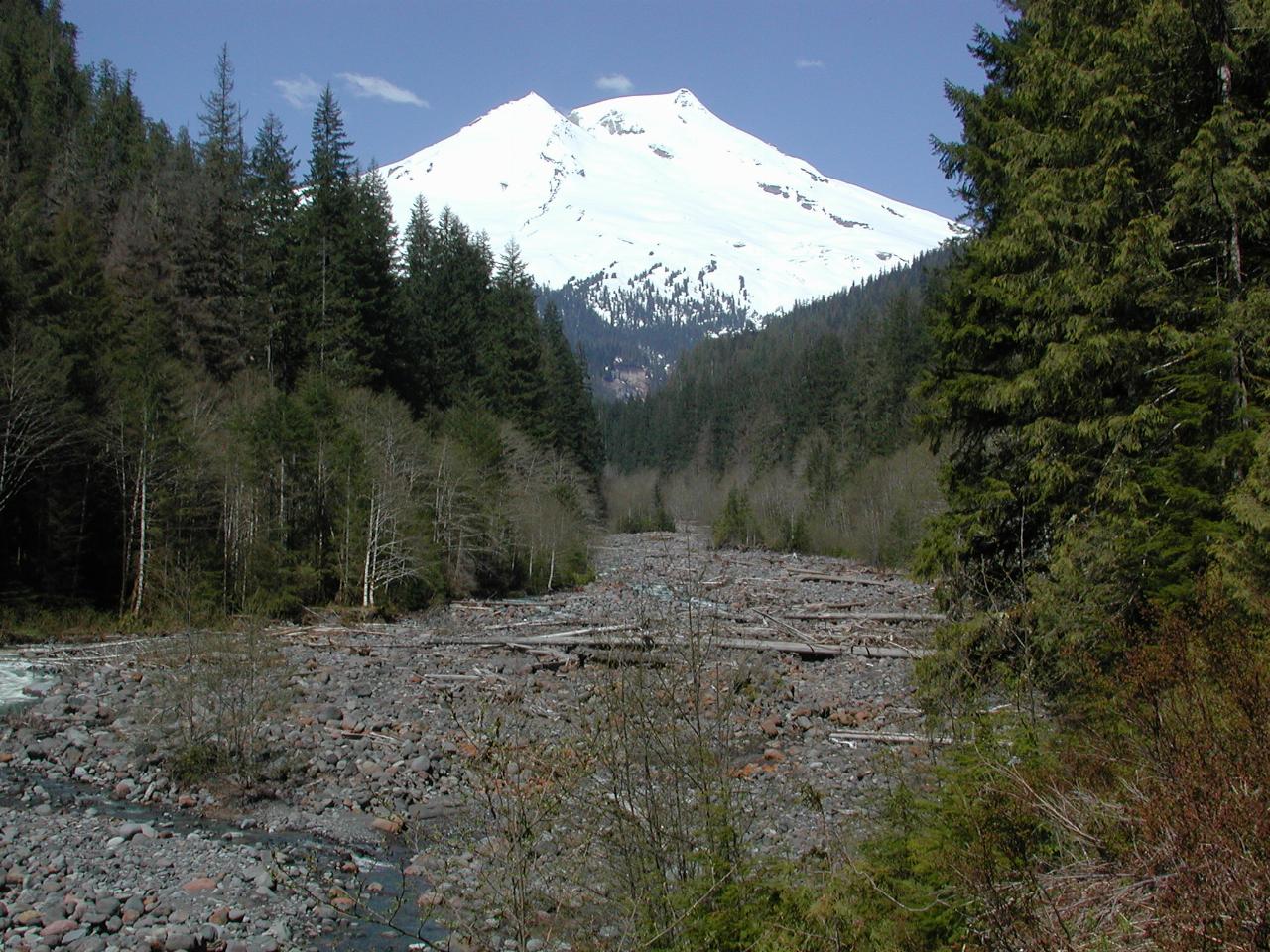 Mt. Baker from Boulder Creek