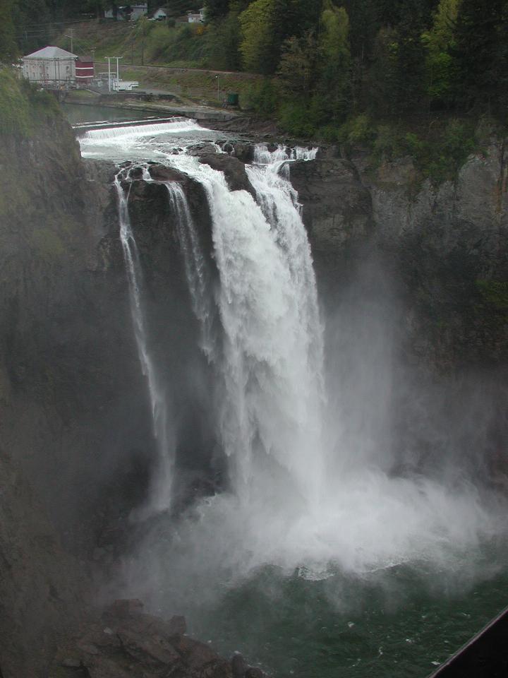 Snoqualmie Falls - break-in ride with Justin