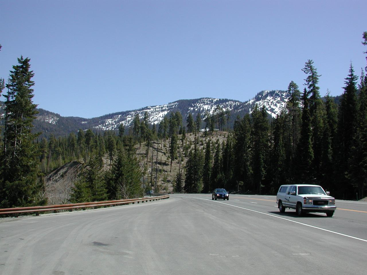 Blewett/Swauk Pass summit, looking south east