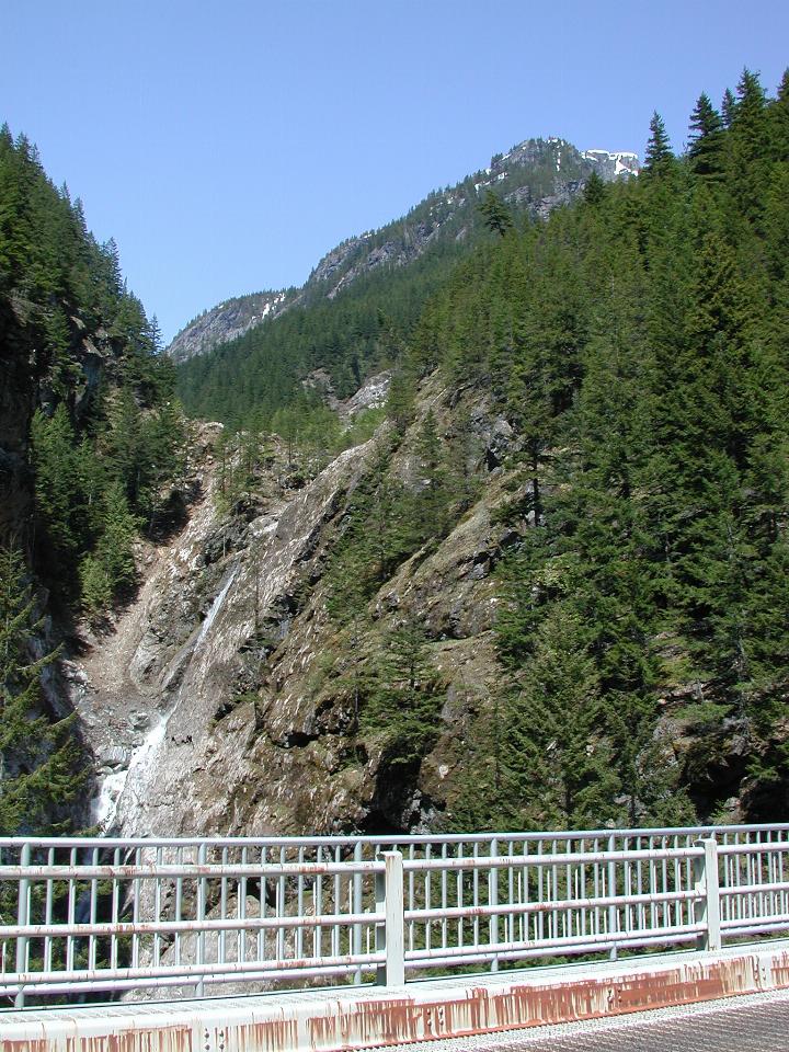 Waterfall on Gorge Creek (at Gorge Dam, Skagit River)