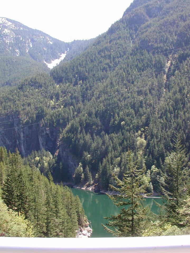 Gorge Lake, behind Gorge Dam, Skagit River