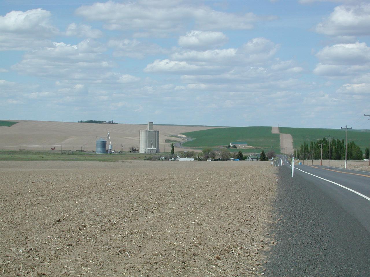 Ralston, WA, looking north along SR261