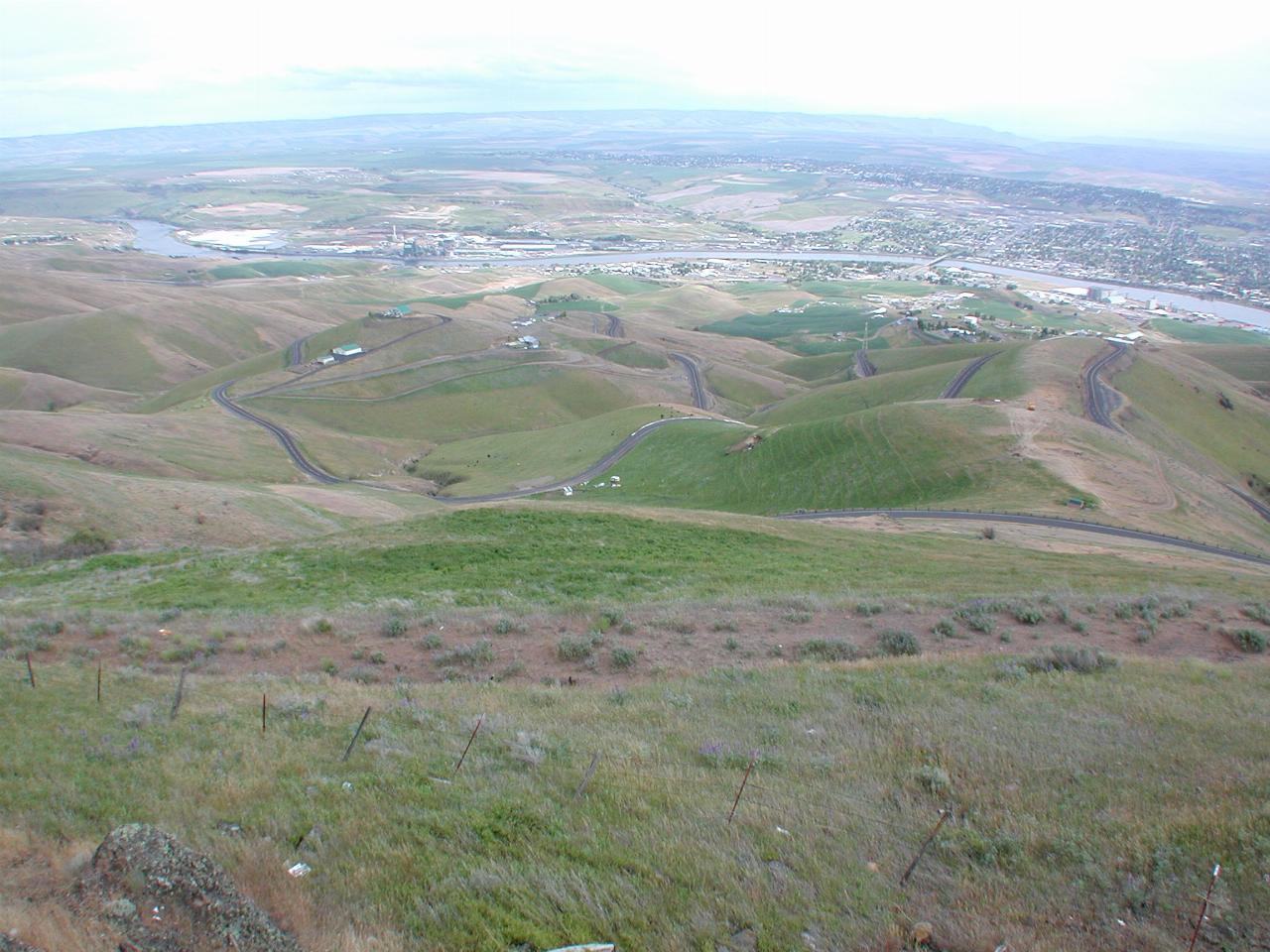 View of Spiral Highway from the top (wide angle)