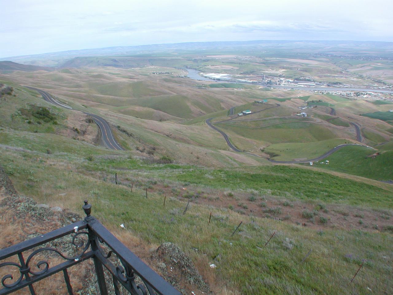 View of Spiral Highway from the top (wide angle)