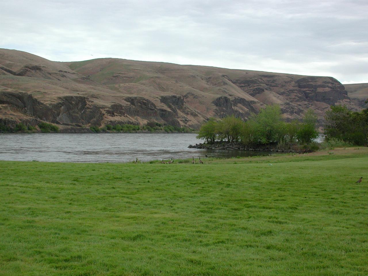 Snake River at Asotin, WA; looking east