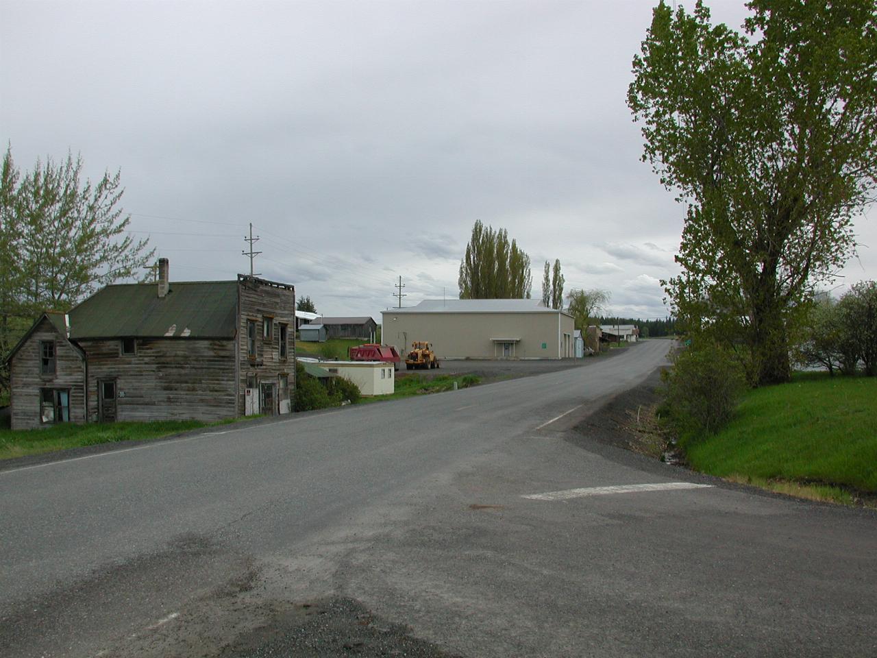 Anatone, WA's main street, also known as WA129