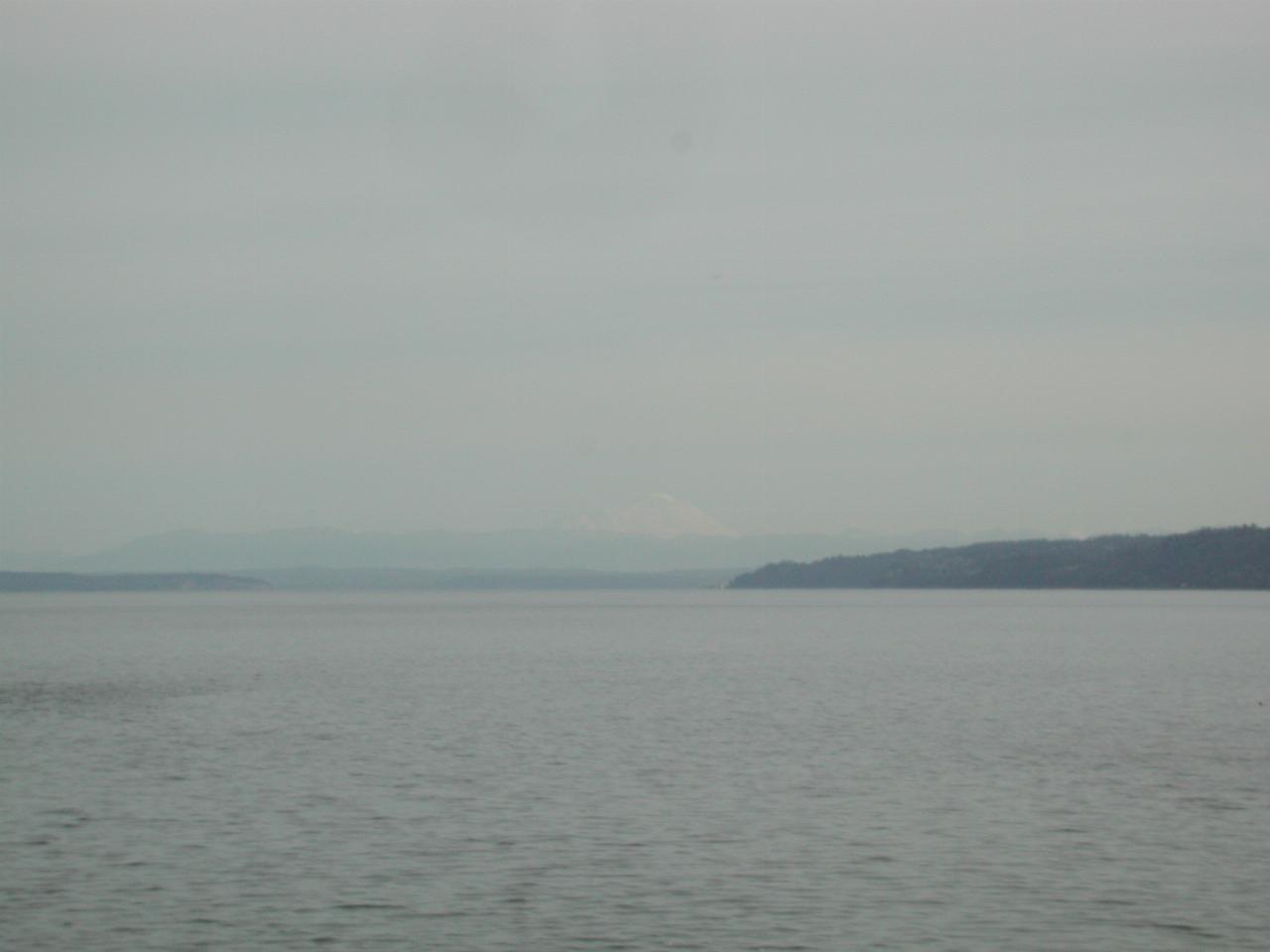 Mt. Baker from Edmonds/Kingston ferry at Edmonds dock