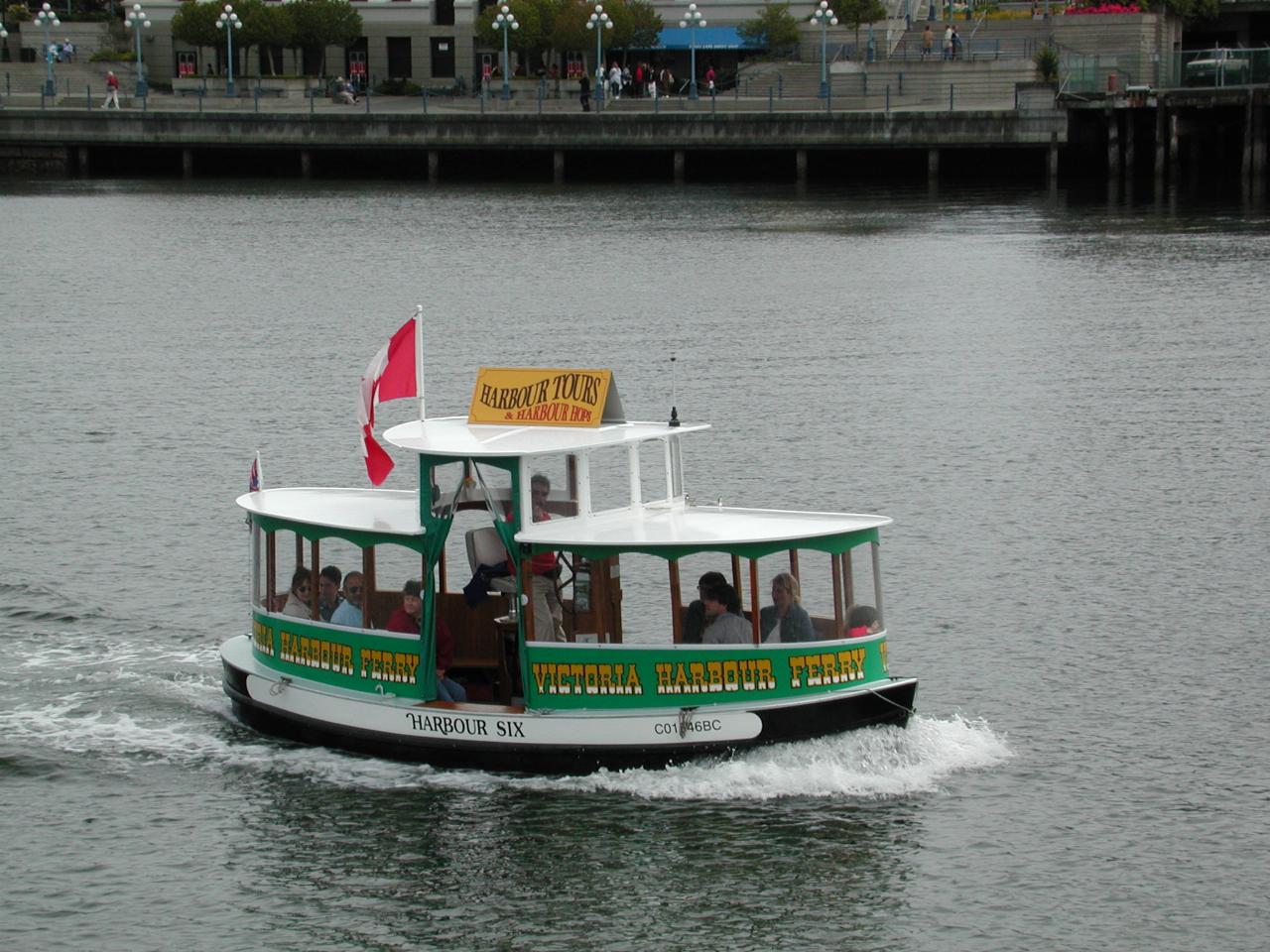 Harbour Tour/water taxi on Victoria BC's harbour