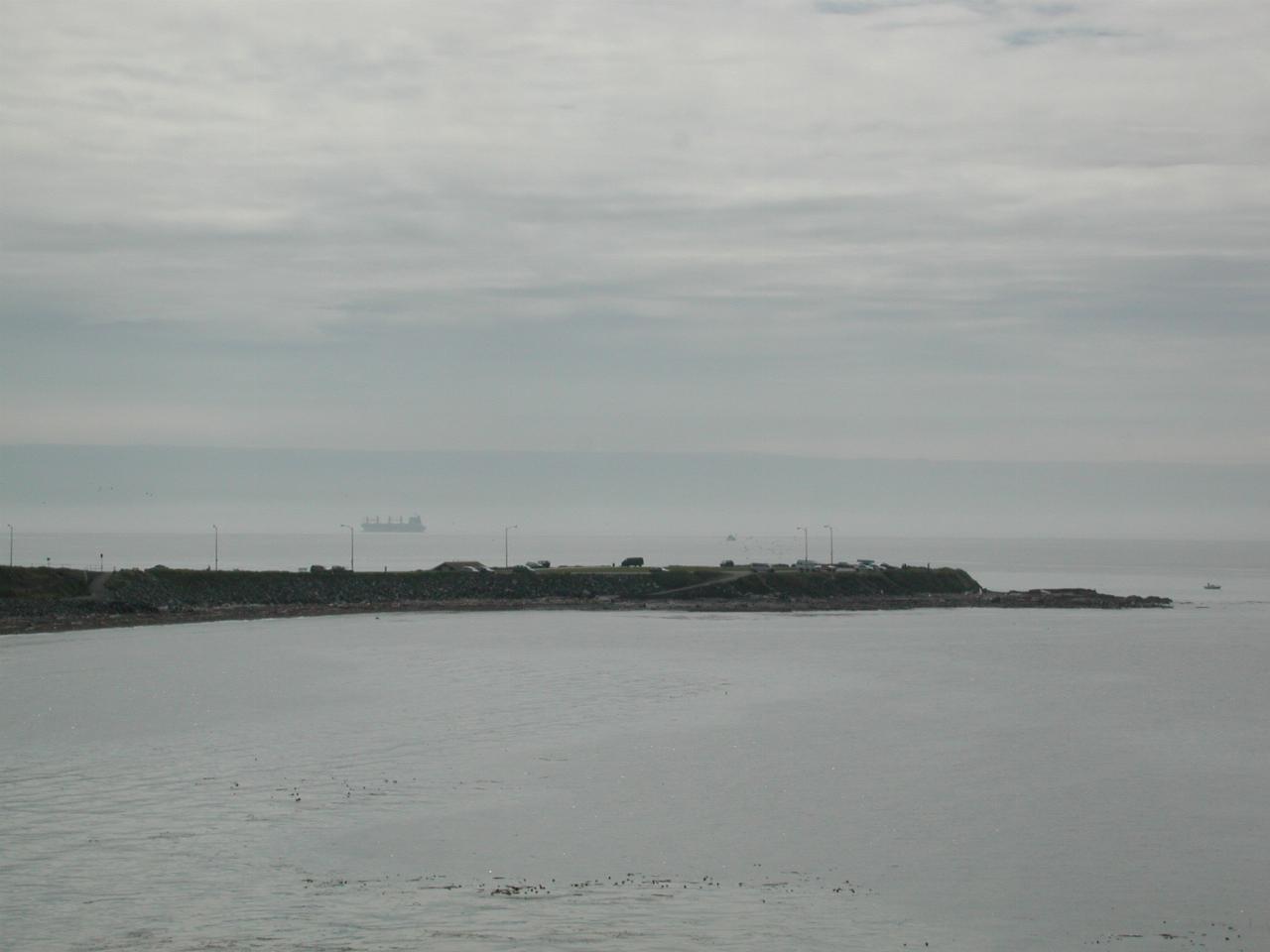 Ship in Strait of Juan de Fuca