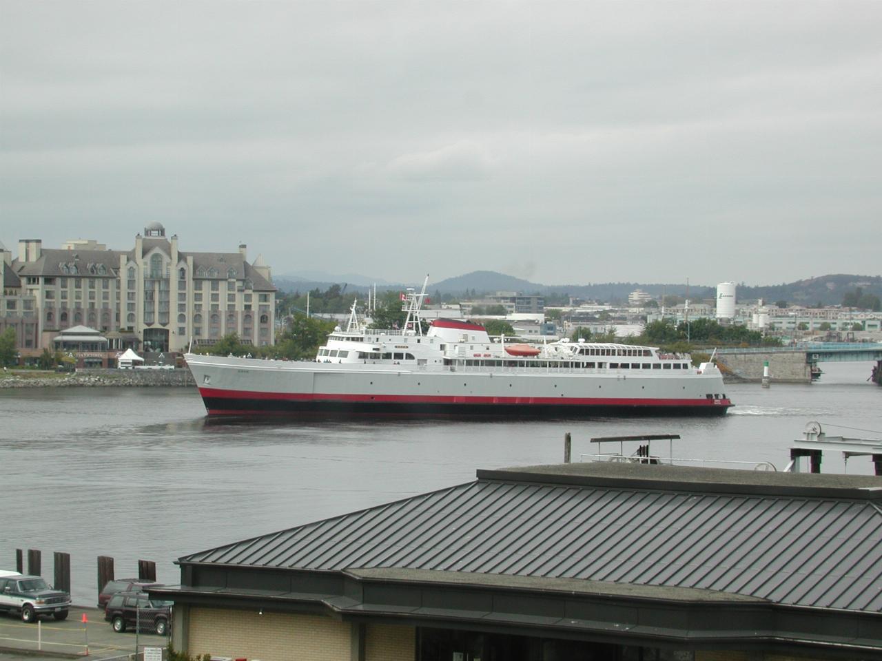 MV Coho leaving Victoria for Port Angeles