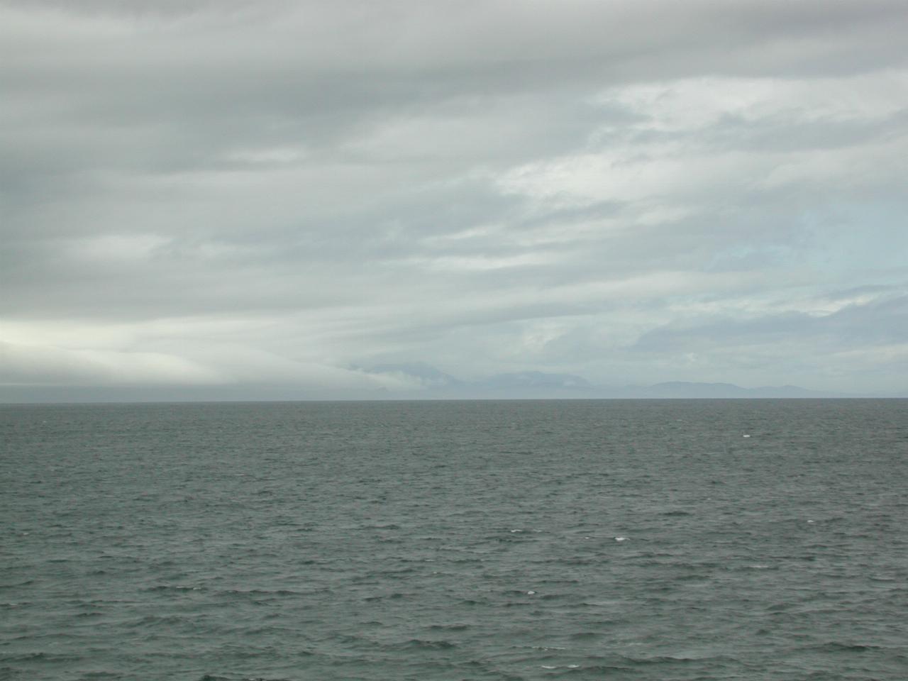 Fog over the Olympic Peninsula