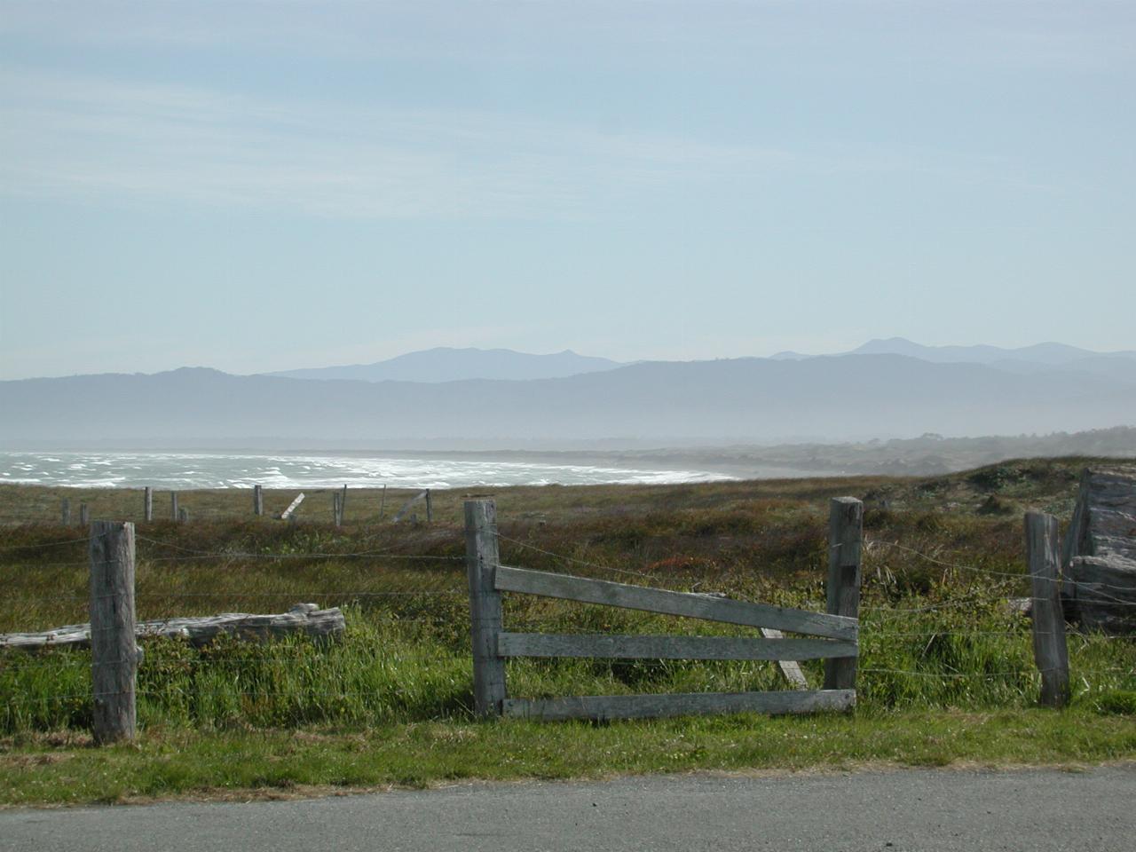 Looking east from St. George's Head at Crescent City, CA