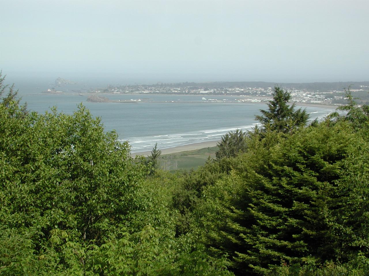 Looking north to Crescent Head, from \