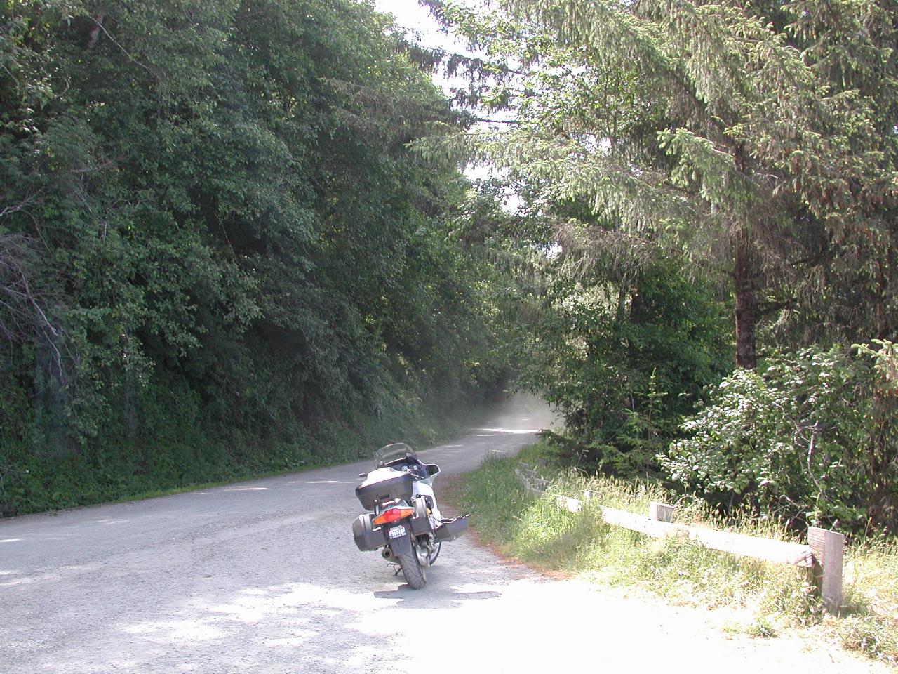 A little dirt riding to reach the last location