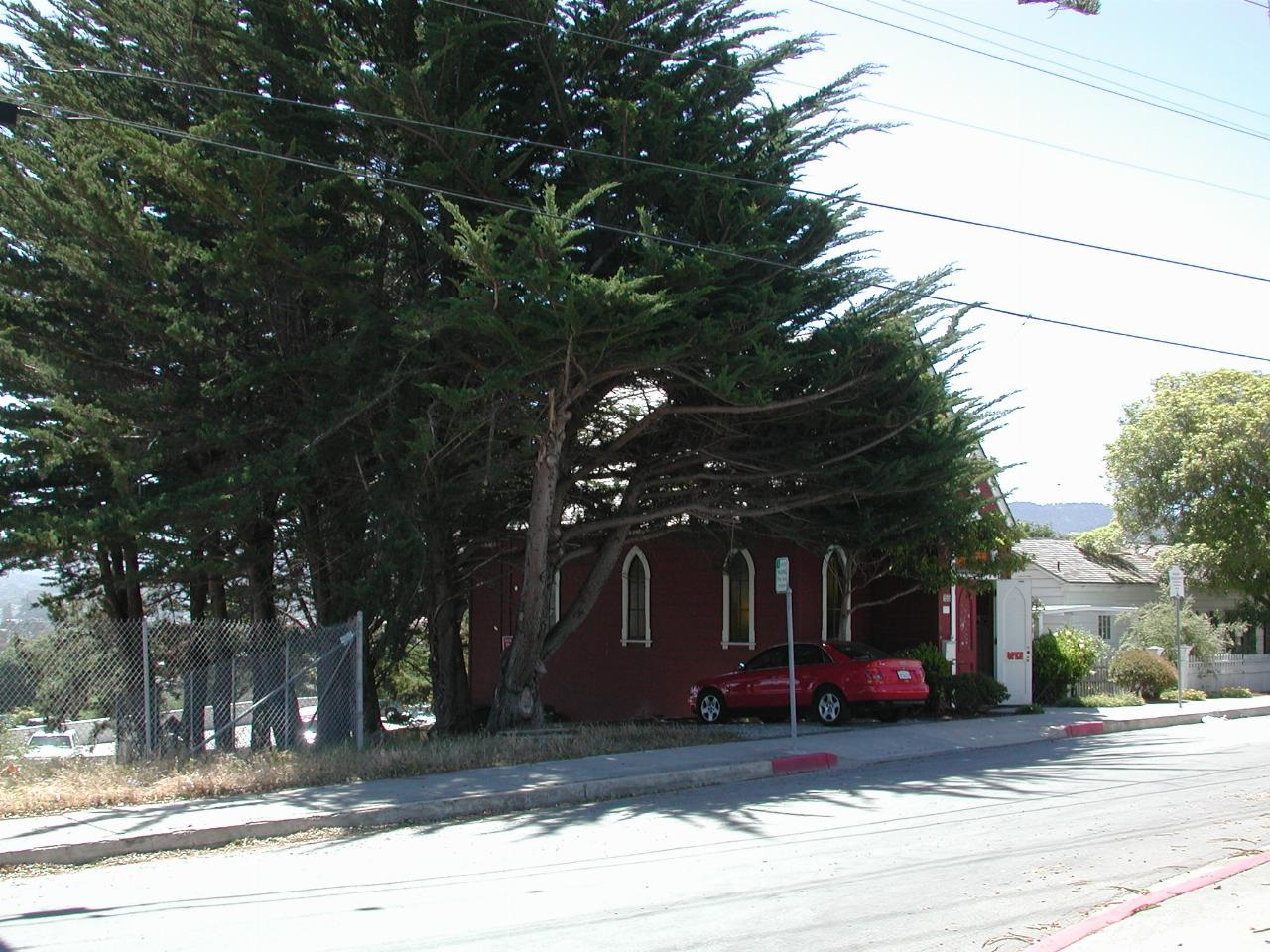 First Baptist Church in Monterey, not original location, now a library