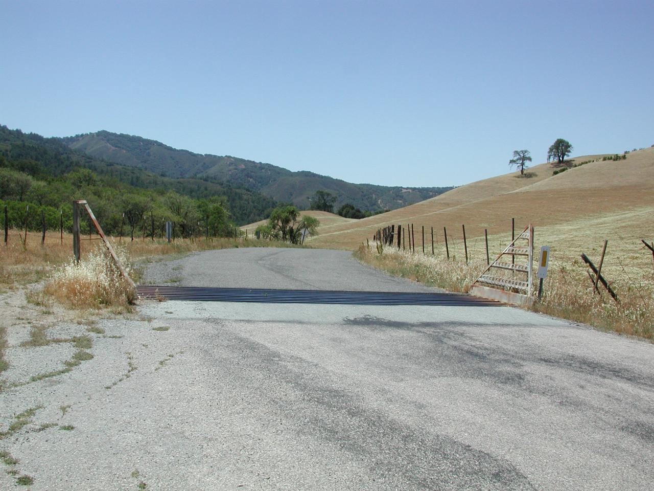 On southern end of Carmel Valley Road