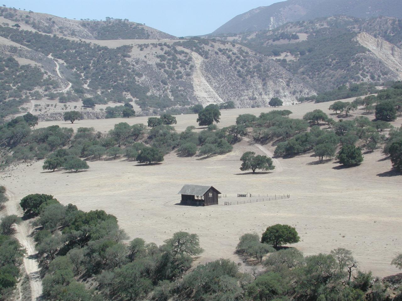 On Arroyo Seco Road, looking north (towards Soledad); Seco Creek