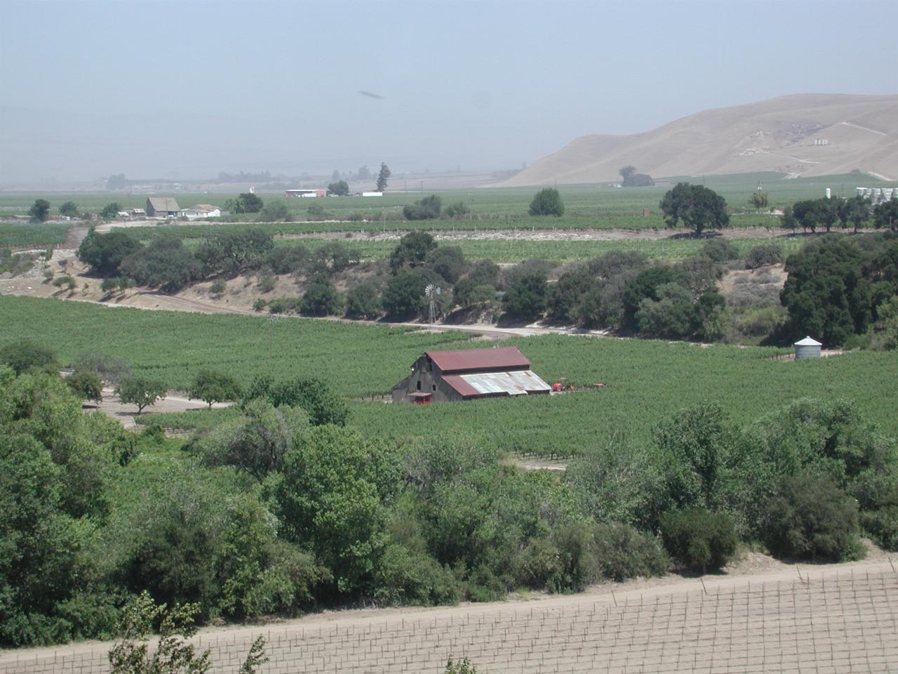 On Arroyo Seco Road, before joining US101 at Soledad