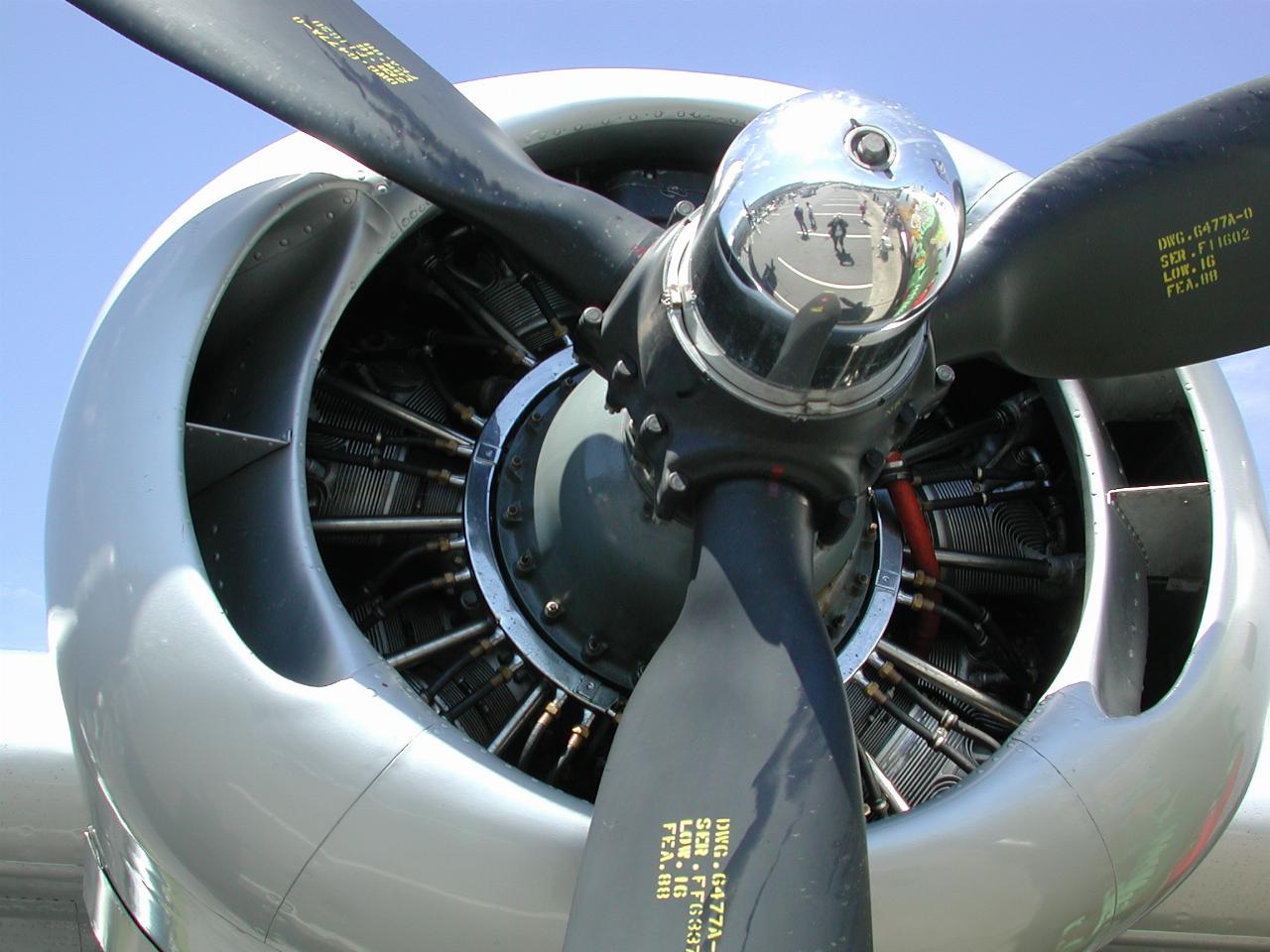 B-24's radial engine