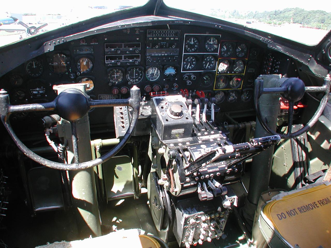 B-17 cockpit