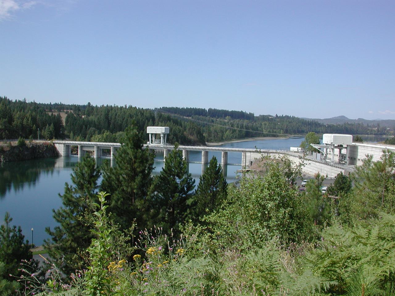 Albeni (pronounced Albany) Falls Dam, Idaho (across from Newport WA)