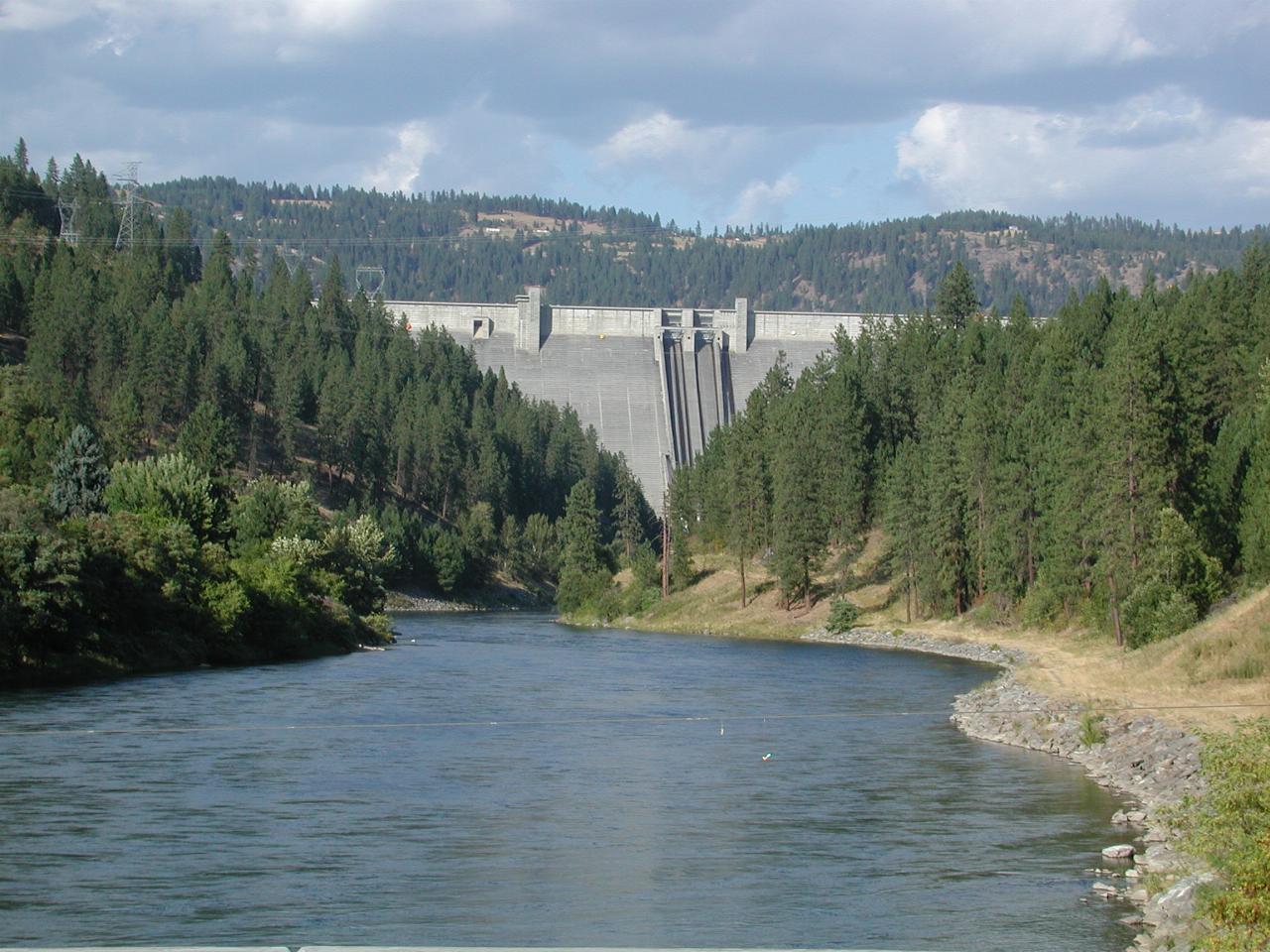 Dworshak Dam near Orofino, ID