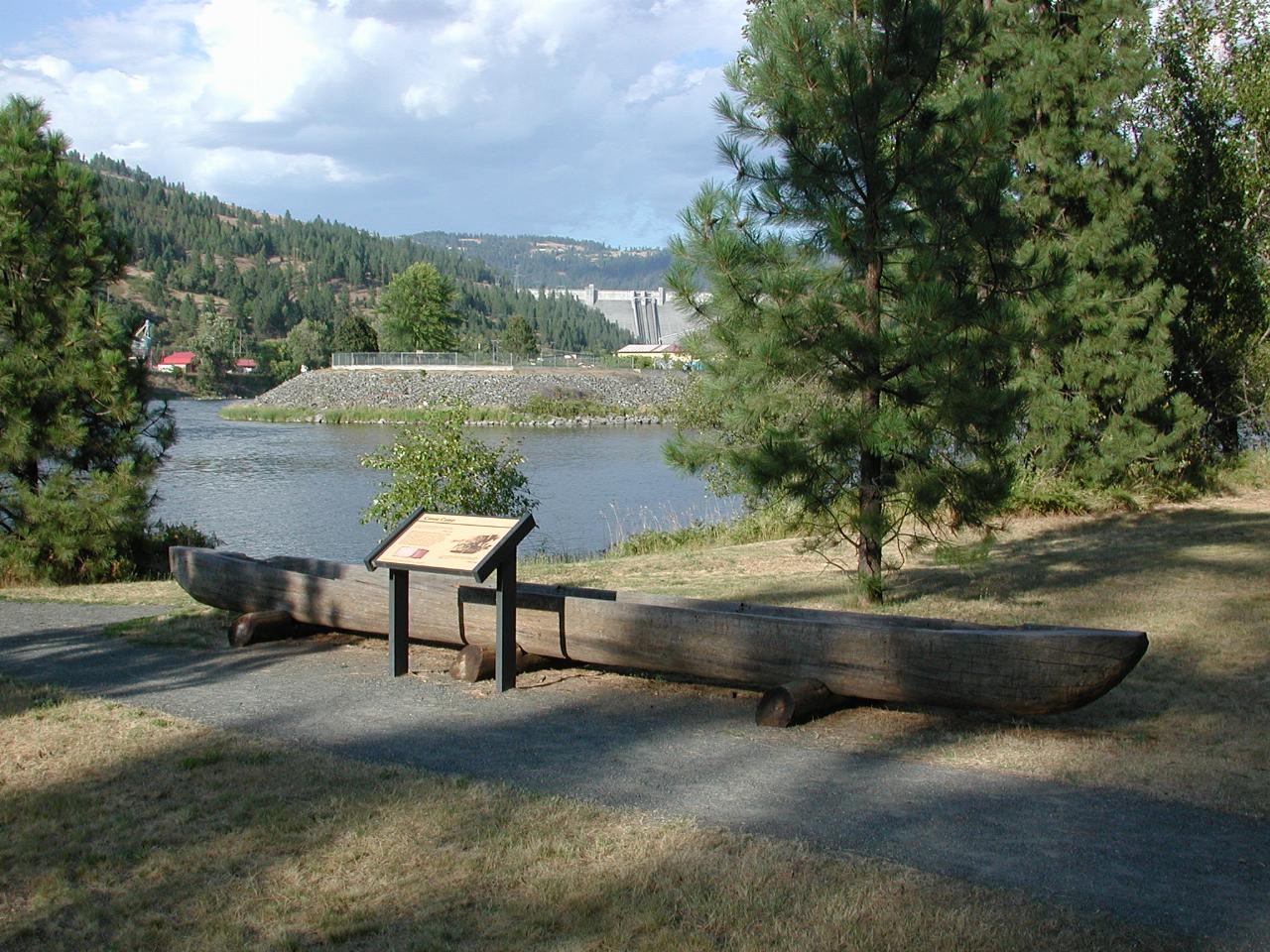 Lewis and Clark camp site at junction of Clearwater and North Fork of Clearwater River